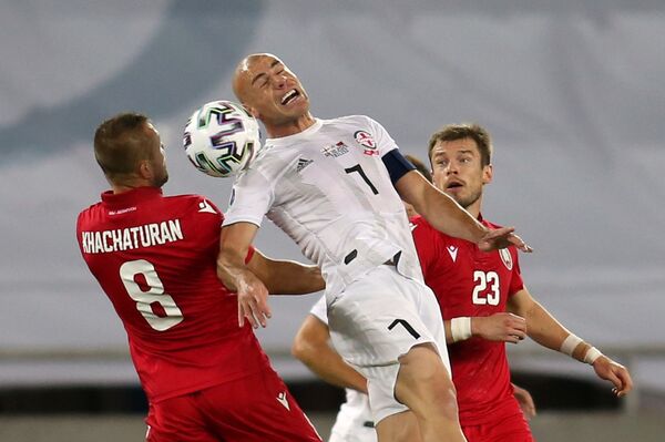 В бешеном ритме сборная Грузия отыграла октябрь - послесловие к матчам В бешеном ритме сборная Грузия отыграла октябрь - послесловие к матчам - Sputnik Грузия