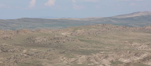 Грузино-азербайджанская граница - территория у комплекса Давид Гареджи - Sputnik Грузия