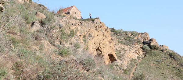 Грузино-азербайджанская граница - территория у комплекса Давид Гареджи - Sputnik Грузия