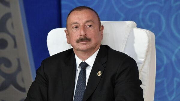Президент Азербайджана Ильхам Алиев - Sputnik Грузия