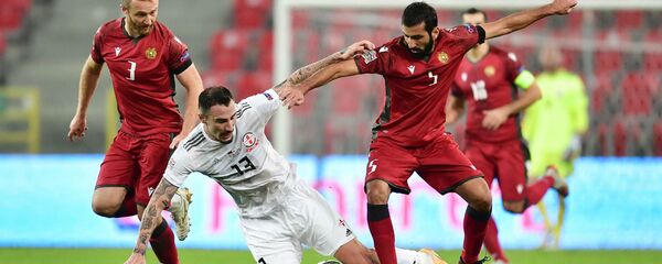 Футбол. Матч между сборными Грузии и Армении на нейтральном поле  - Sputnik Грузия