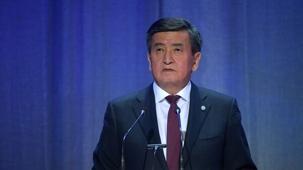 Президент Киргизии Сооронбай Жээнбеков  - Sputnik Грузия