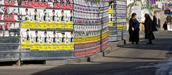 წინასაარჩევნო სიმბოლიკა წინასაარჩევნო სიმბოლიკა - Sputnik საქართველო