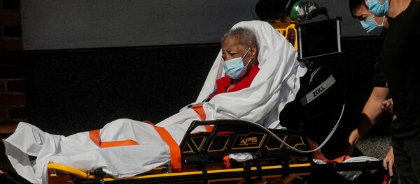 კორონავირუსით ინფიცირებული პაციენტი კორონავირუსით ინფიცირებული პაციენტი - Sputnik საქართველო