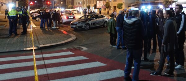 Спецоперация по освобождению заложников в Зугдиди Спецоперация по освобождению заложников в Зугдиди - Sputnik Грузия