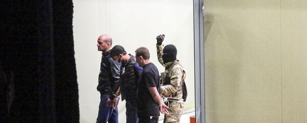 Спецоперация по освобождению заложников в филиале Банка Грузии в Зугдиди - Sputnik Грузия