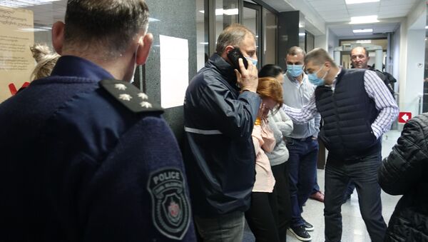 Спецоперация по освобождению заложников в филиале Банка Грузии в Зугдиди - Sputnik Грузия