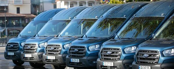 В Тбилиси прибыла партия новых микроавтобусов  - Sputnik Грузия