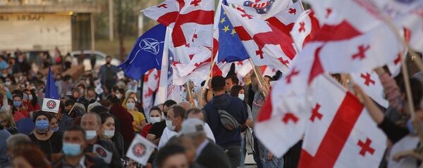 წინასაარჩევნო აგიტაცია წინასაარჩევნო აგიტაცია - Sputnik საქართველო