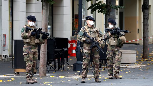 Силы спецназначения в Ницце, Франция после террористической атаки - Sputnik Грузия