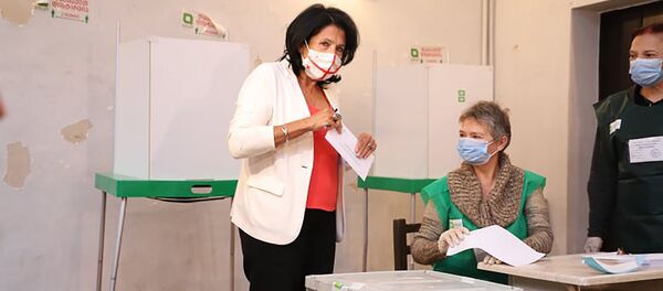 პრეზიდენტი სალომე ზურაბიშვილი პრეზიდენტი სალომე ზურაბიშვილი - Sputnik საქართველო