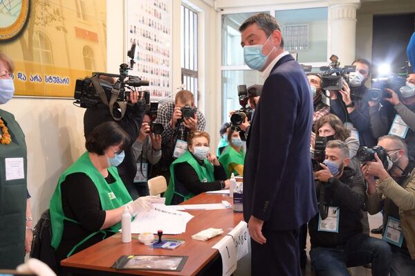 „ხმა მომავალს მივეცი: პრემიერმა გიორგი გახარიამ თავისი არჩევანი გააკეთა „ხმა მომავალს მივეცი: პრემიერმა გიორგი გახარიამ თავისი არჩევანი გააკეთა - Sputnik საქართველო