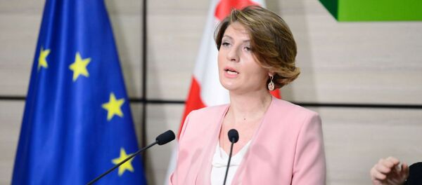 Пресс-спикер ЦИК Грузии Анна Микеладзе. Парламентские выборы 2020 - Sputnik Грузия