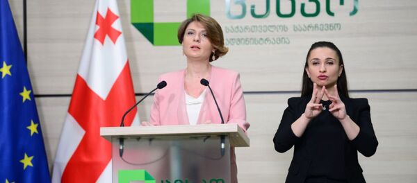 Пресс-спикер ЦИК Грузии Анна Микеладзе. Парламентские выборы 2020 Пресс-спикер ЦИК Грузии Анна Микеладзе. Парламентские выборы 2020 - Sputnik Грузия