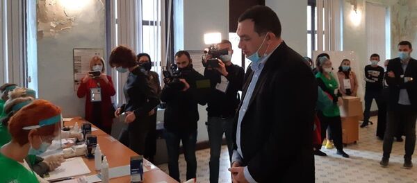 გიგა ბოკერია ფოთში - საკუთარ საარჩევნო უბანში გიგა ბოკერია ფოთში - საკუთარ საარჩევნო უბანში - Sputnik საქართველო