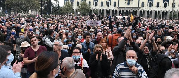 ოპოზიციის აქცია - Sputnik საქართველო