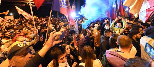 რამდენ ხანს გასტანს ოპოზიციის მუხტი და სადამდე გაგრძელდება საპროტესტო აქციები თბილისში, ამას დრო გვიშვენებს  რამდენ ხანს გასტანს ოპოზიციის მუხტი და სადამდე გაგრძელდება საპროტესტო აქციები თბილისში, ამას დრო გვიშვენებს  - Sputnik საქართველო