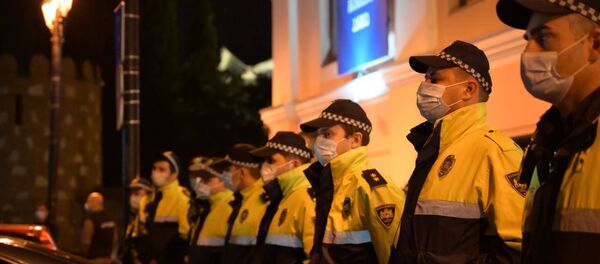 პოლიცია საარჩევნო კომისიასთან პოლიცია საარჩევნო კომისიასთან - Sputnik საქართველო