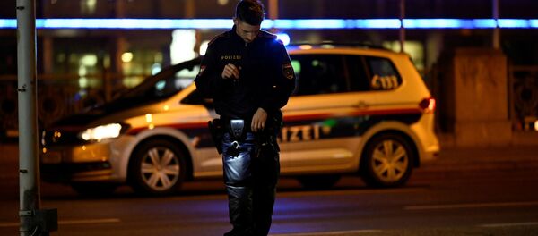 Следователи и криминалисты на месте террористического нападения в Вене, Австрия - Sputnik Грузия