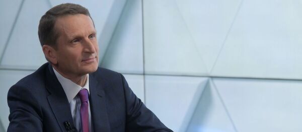 Интервью директора СВР С. Нарышкина РИА Новости Интервью директора СВР С. Нарышкина РИА Новости - Sputnik Грузия