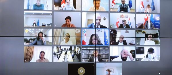 მთავრობის ონლაინ–სხდომა მთავრობის ონლაინ–სხდომა - Sputnik საქართველო