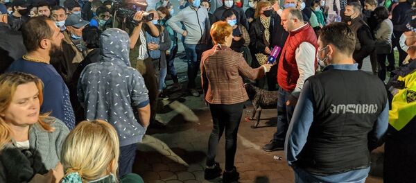 ოპოზიციის აქცია ქუთაისში ოპოზიციის აქცია ქუთაისში - Sputnik საქართველო