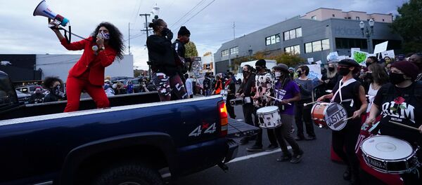 საპროტესტო აქცია პორტლენდში საპროტესტო აქცია პორტლენდში - Sputnik საქართველო
