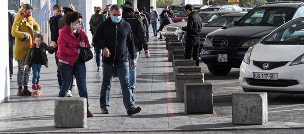 ეპიდემია. ადამიანები პირბადეებით - Sputnik საქართველო