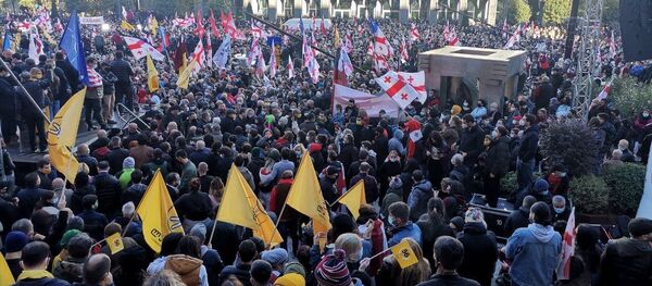 ოპოზიციის მიტინგი თბილისში - Sputnik საქართველო