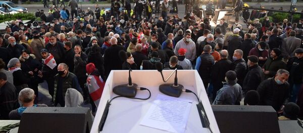 ოპოზიციის საპროტესტო აქცია. 09.11.2020 - Sputnik საქართველო