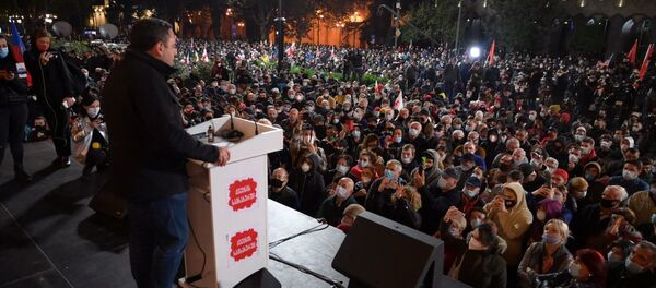 ეუთო აქციის მონაწილეებს მოუწოდებს, თავი შეიკავონ ძალადობისგან - Sputnik საქართველო