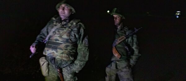 Поисковые работы на месте крушения российского вертолета Ми-24 в Армении - Sputnik Грузия