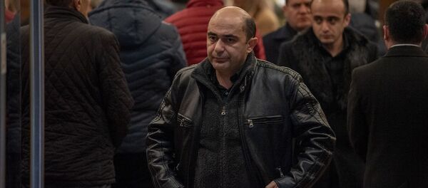 Эдмон Марукян на гражданской панихиде Георгия Кутояна (19 января 2020). Еревaн - Sputnik Грузия