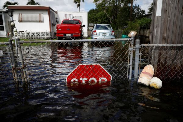 Наводнение, вызванное тропическим штормом Эта во Флориде - Sputnik Грузия