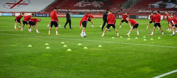Сборная Македонии по футболу провела тренировку перед матчем с командой Грузии - Sputnik Грузия