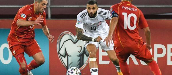 Торнике Окриашвили. Матч между сборными Грузии и Македонии по футболу при пустых трибунах на стадионе Динамо Арена - Sputnik Грузия