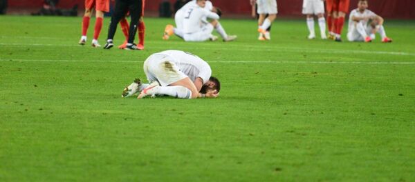 საქართელო - ჩრდილოეთ მაკედონია. 0:1. ისტორიული მატჩი ქართველების წაგებით დასრულდა საქართელო - ჩრდილოეთ მაკედონია. 0:1. ისტორიული მატჩი ქართველების წაგებით დასრულდა - Sputnik საქართველო
