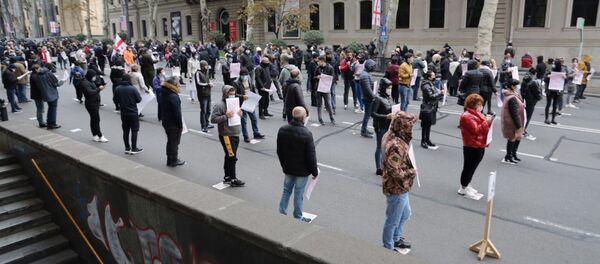 Молчаливая акция оппозиции 18 ноября 2020 - Sputnik Грузия