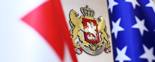 საქართველოსა და აშშ–ის დროშები საქართველოსა და აშშ–ის დროშები - Sputnik საქართველო