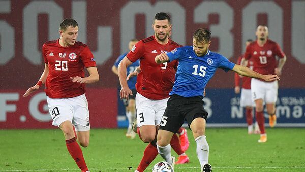 Матч между сборными Грузии и Эстонии по футболу в рамках Лиги наций УЕФА - Sputnik Грузия