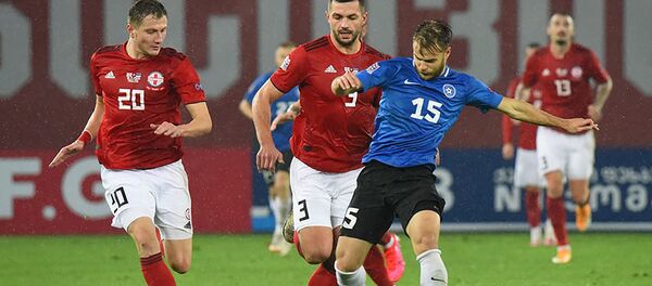 Матч между сборными Грузии и Эстонии по футболу в рамках Лиги наций УЕФА - Sputnik Грузия