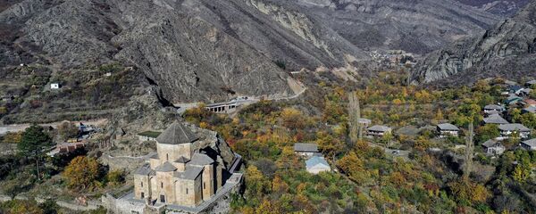 Благоустройство туристической инфраструктуры у храма Сиони в Атени - Sputnik Грузия