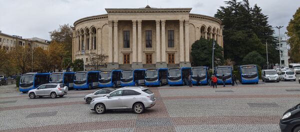 ახალი ავტობუსები ქუთაისში ახალი ავტობუსები ქუთაისში - Sputnik საქართველო