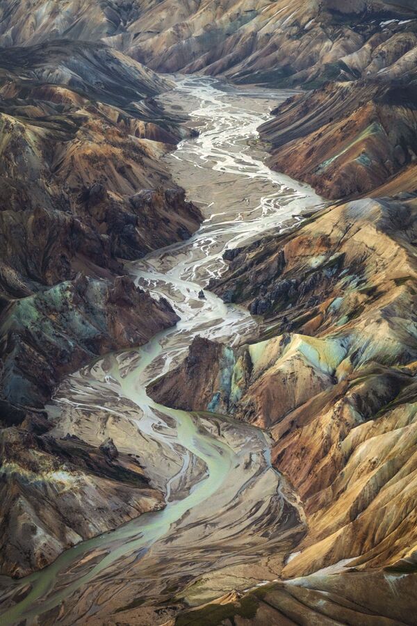 Снимок немецкого фотографа Кая Хорнунга под названием Река жизни, сделанный на Исландском плато - Sputnik Грузия