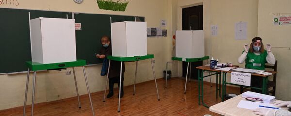 საპარლამენტო არჩევნების მეორე ტური. 21.11.2020 საპარლამენტო არჩევნების მეორე ტური. 21.11.2020 - Sputnik საქართველო