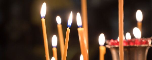 სანთლები ეკლესიაში - Sputnik საქართველო