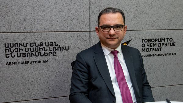 Министр экономики Армении Тигран Хачатрян  - Sputnik Грузия