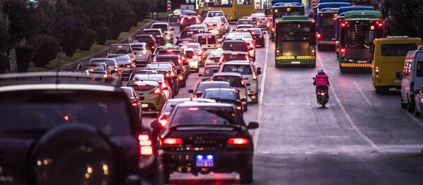 თბილისის გზები - საცობი ბარათაშვილის ქუჩაზე თბილისის გზები - საცობი ბარათაშვილის ქუჩაზე - Sputnik საქართველო