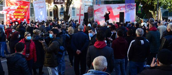 საპროტესტო აქცია ბათუმში. 29,11,2020 - Sputnik საქართველო