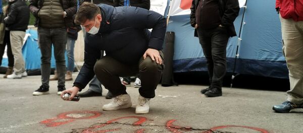 ოპოზიციის პროტესტი ოპოზიციის პროტესტი - Sputnik საქართველო